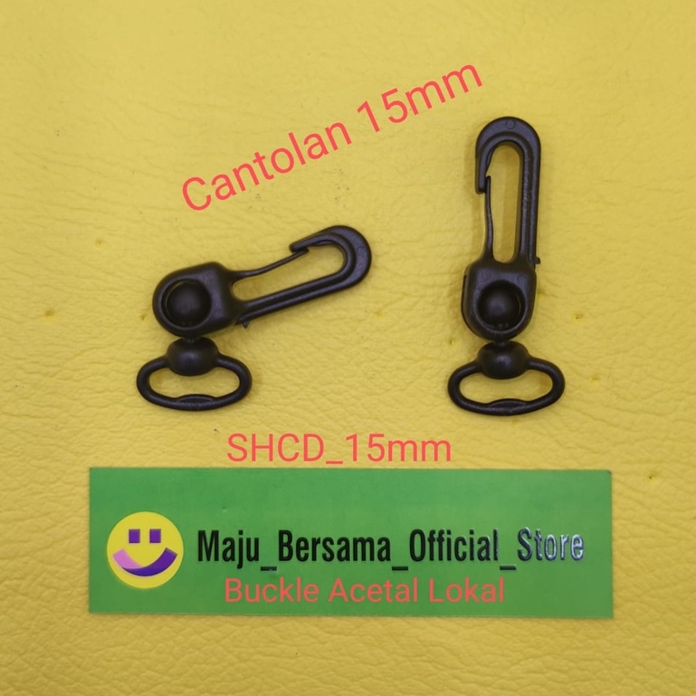 Buckle Acetal Lokal - Kunci Sodok 10mm &amp; Cantolan 15mm - SK1