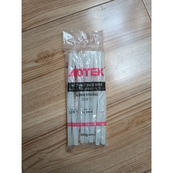

Lem Glue Stick Besar ADTEK Refill Isi Lem Tembak Bakar 11.3mm x 30cm ADTEK Isi 500gr