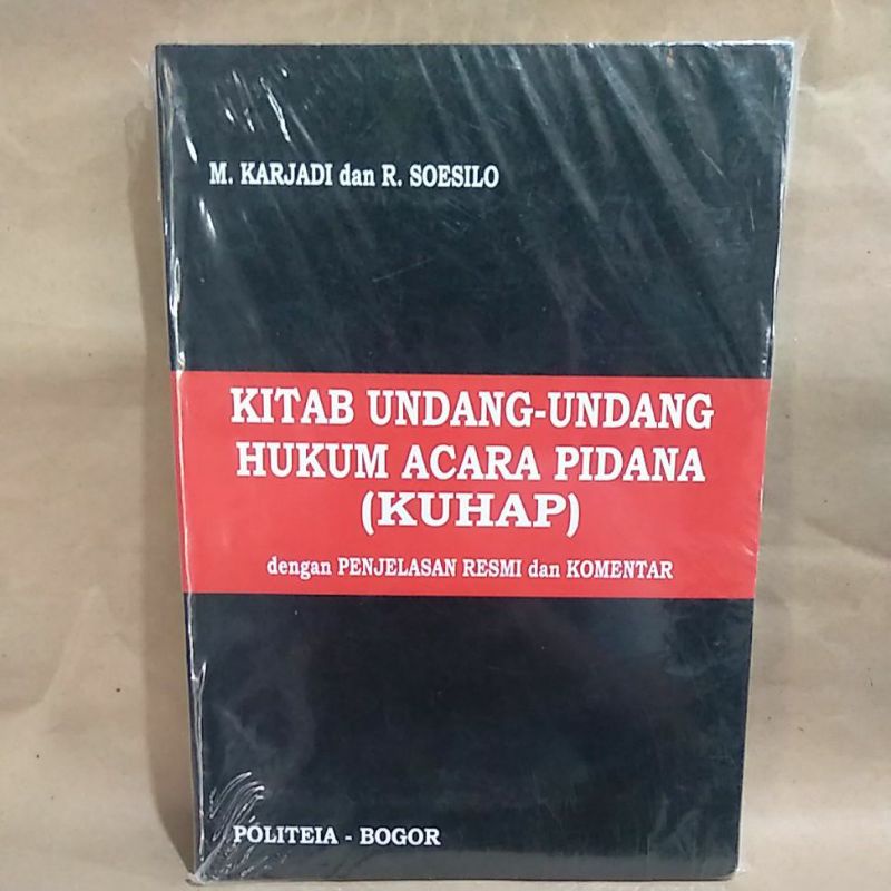 

Kitab Undang-Undang Hukum Acara Pidana (KUHAP)
