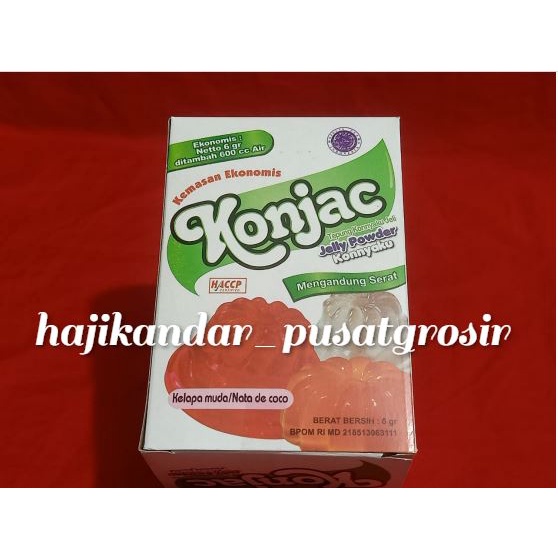 TERMURAH JELLY POWDER KONNYAKU MEREK, KONJAC Rasa KELAPA MUDA