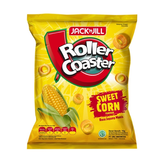 

Jack’n Jill Roller Coaster Snack Sweet Corn 70 gt (HALAL)