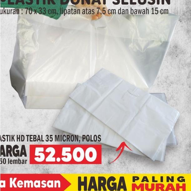 

PLASTIK POLOS BOX DONAT SELUSIN, KANTONG DONAT, KRESEK DONAT