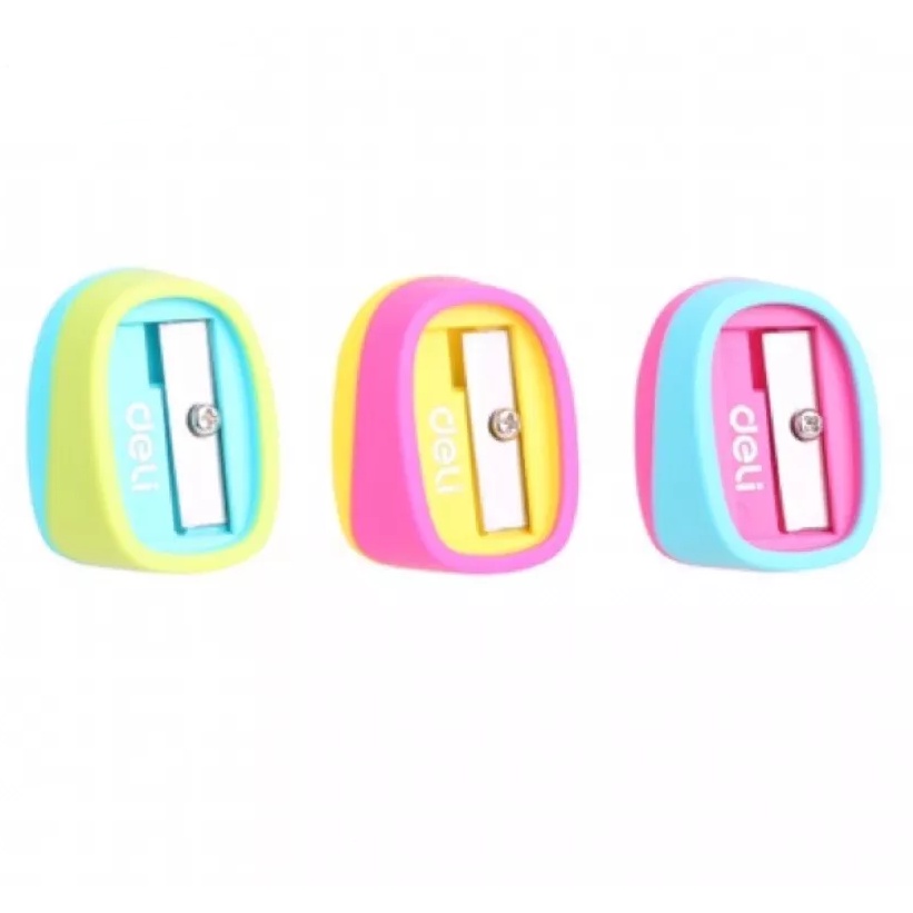 

RAUTAN SERUTAN PENSIL 1 LUBANG DELI R-00903 WARNA WARNI LUCU SHARPENER KECIL