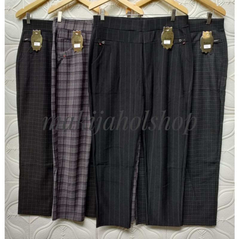 CELANA KOTAK WANITA//BIG Size PANT JUMBO