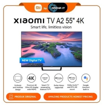 Xiaomi Mi tv 55 A2 UHD 55 Inch Uhd Android Tv Dolby Vision HDR 10 Promo