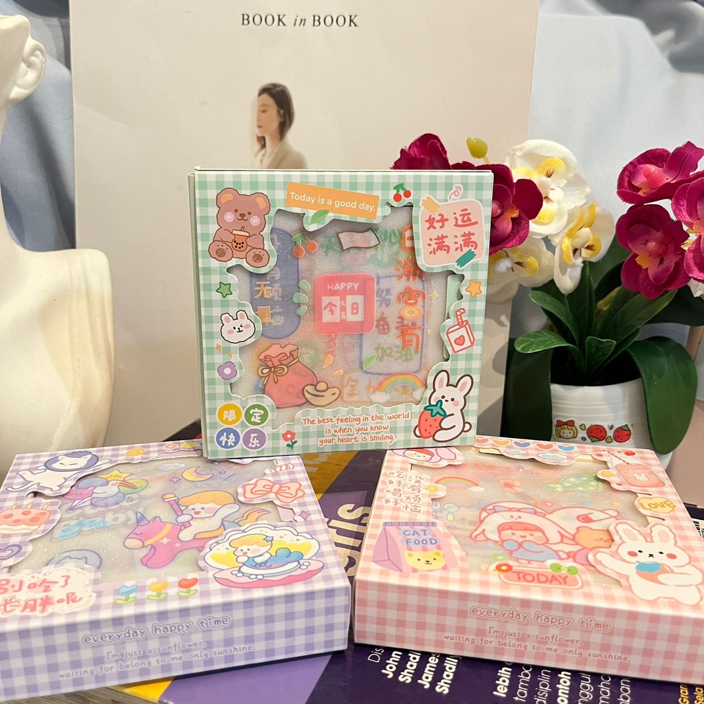 

PAKET STICKER BOX KOTAK SENMU 1 BOKS ISI 8 LEMBAR MOTIF KARTUN LITTLE GIRL LUCU IMUT MURAH KOTAK STICKERS READY 3 WARNA HARGA TERMURAH GIFT KADO HADIAH ANAK-ANAK READY COD