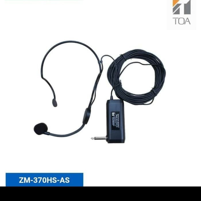 Mic toa zm-370HS-AS ZM 362 bando.headaset condenser cocok buat imam atau pidato suara sensitif.origi