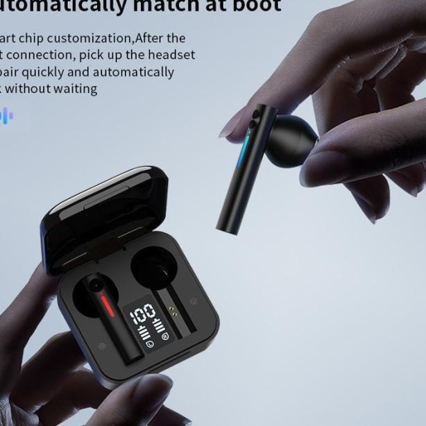 Headset Bluetooth TWS T13 V5.0 LED Smart Dispay