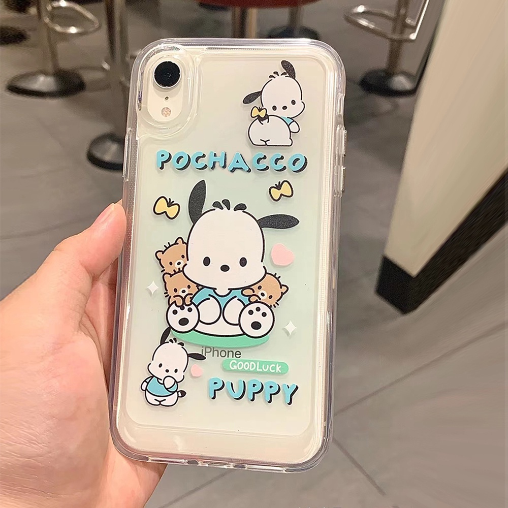 Soft Case Silikon TPU Transparan Motif Kelinci Untuk IPhone 13 14 12 11 Pro XS MAX 6S 7 8 Plus X XR