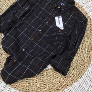 Baju Kemeja Kerja Pria Lengan Panjang Motif kotak Kotak KEREN