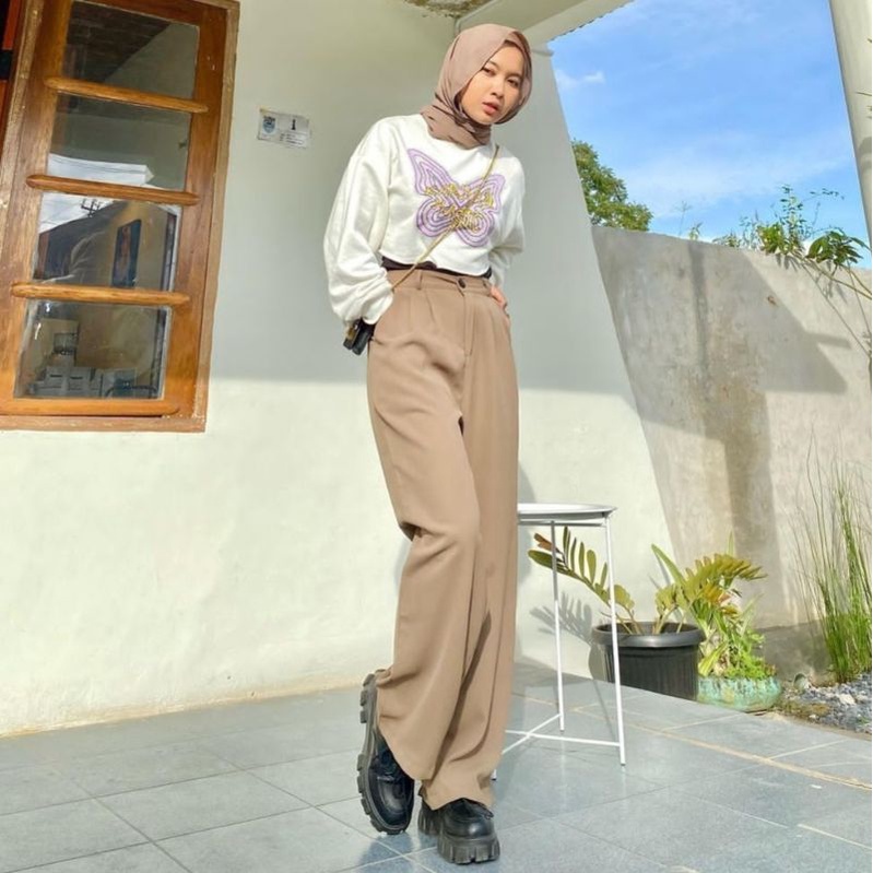 KULOT LOOSE PREMIUM TEBAL GR 280 KULOT LOOSE PANTS MURAH CELANA KULOT LOOSE