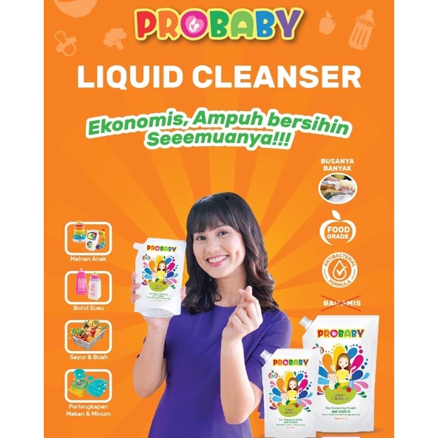 ❤ZJ❤ PROBABY | HUKI | SLEEK | PIGEON Liquid Cleanser - Sabun Cuci Botol SLEEK | PROBABY | HUKI | PIGEON