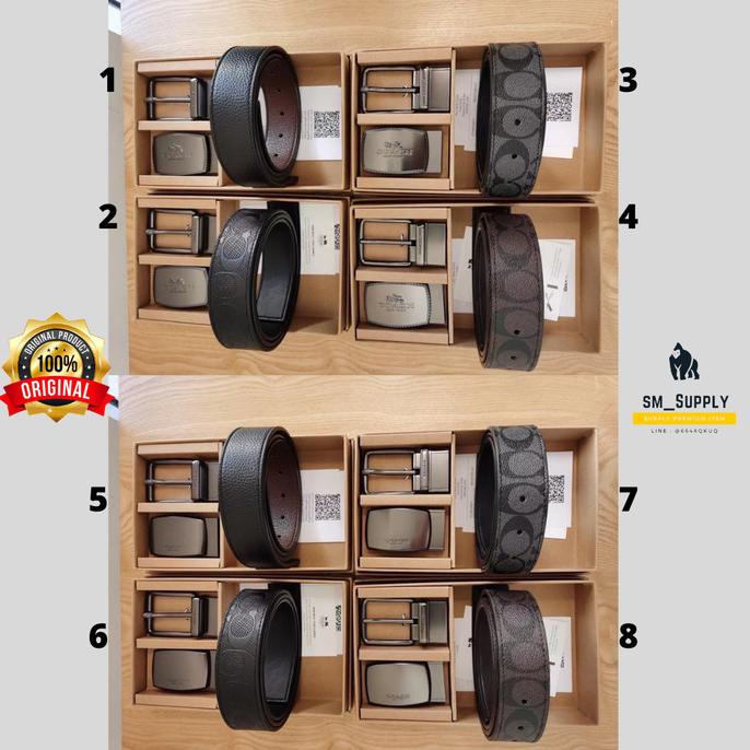 Coach Belt Signature Leather Original