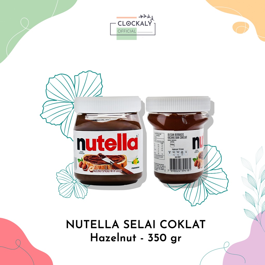 Jual Nutella 350 gram Selai Coklat Hazelnut/Chocolate Hazelnut Spread HALAL Shopee Indonesia