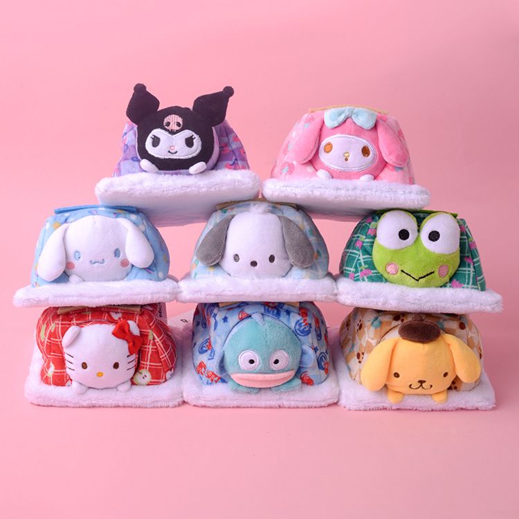 MAINAN BONEKA SANRIO MELODY KUROMI CINNAMOROLL KEROPPI HELLO KITTY HANGYODON RUMAH IMPOR LUCU