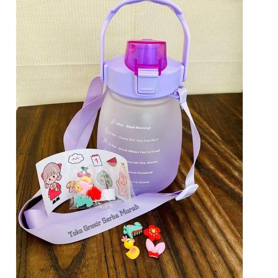 Booming LEBIH BESAR BOTOL MINUM VIRAL GEMOY GRADASI PASTEL DOFF MOTIVASI ANAK SEKOLAH OLAHRAGA HANGO