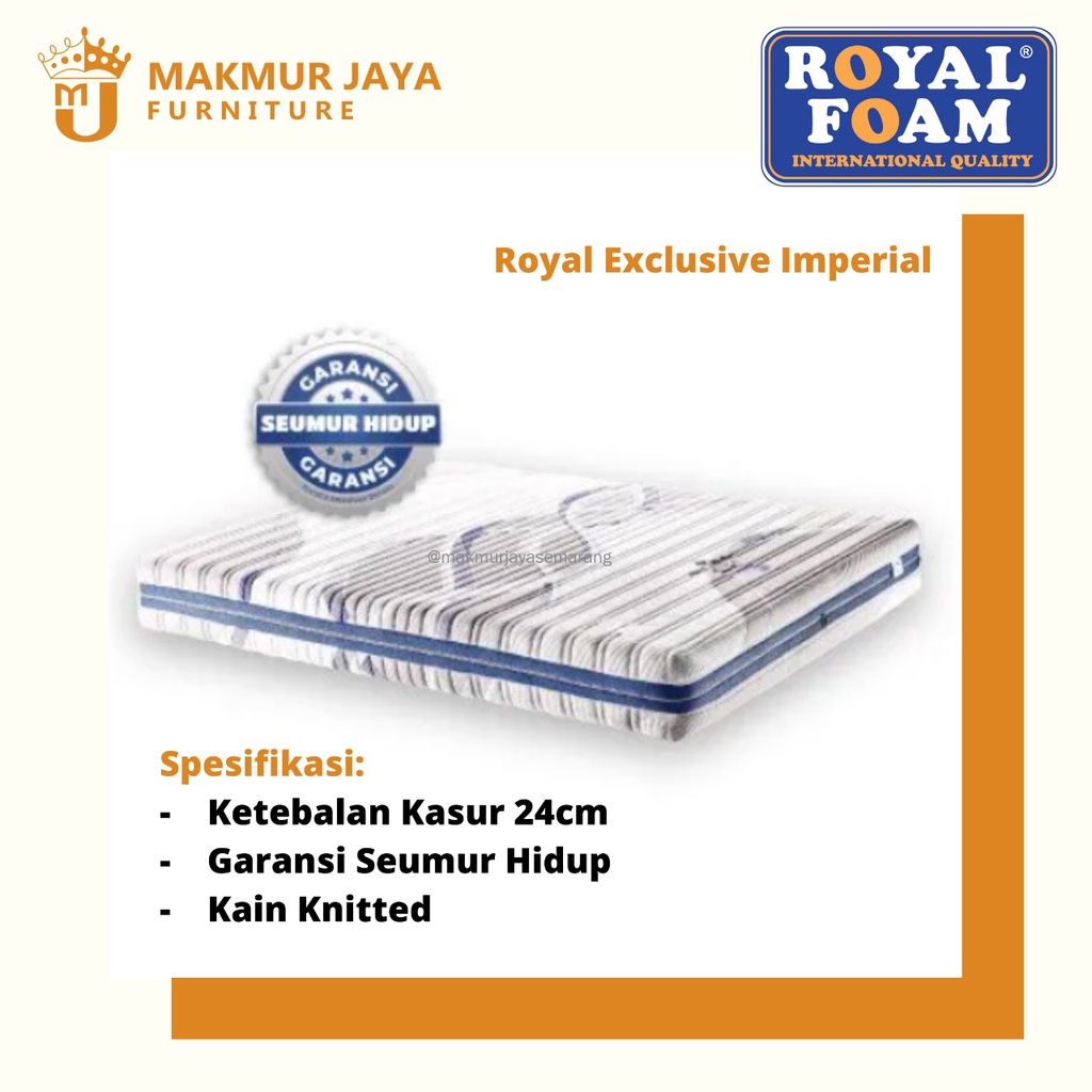 Kasur Busa Royal Foam Royal Exclusive Imperial