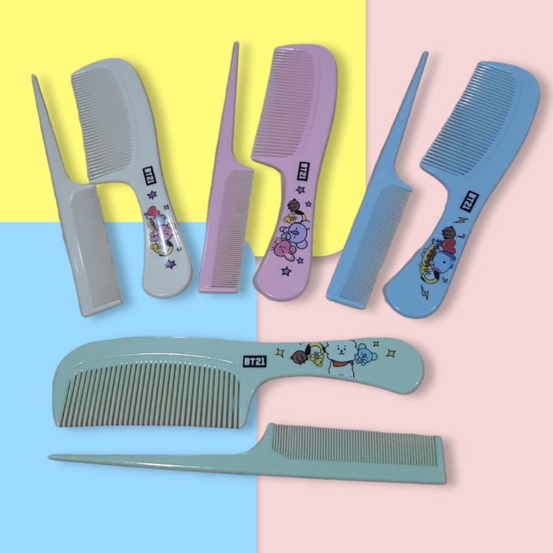 Sisir 2 Set Karakter Lucu Imut