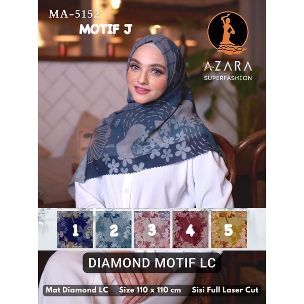 (PART 2) SEGIEMPAT MOTIF DIAMOND LC