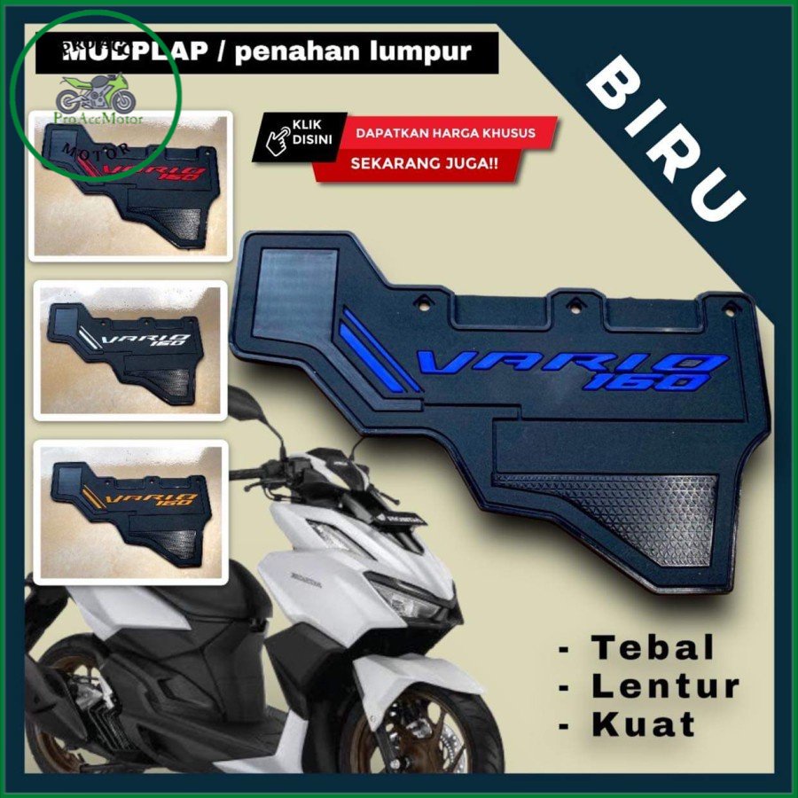 Mudflap Karet Kolong New Vario 160 Pelindung Lumpur Vario 160 Premium (proaccmotor)