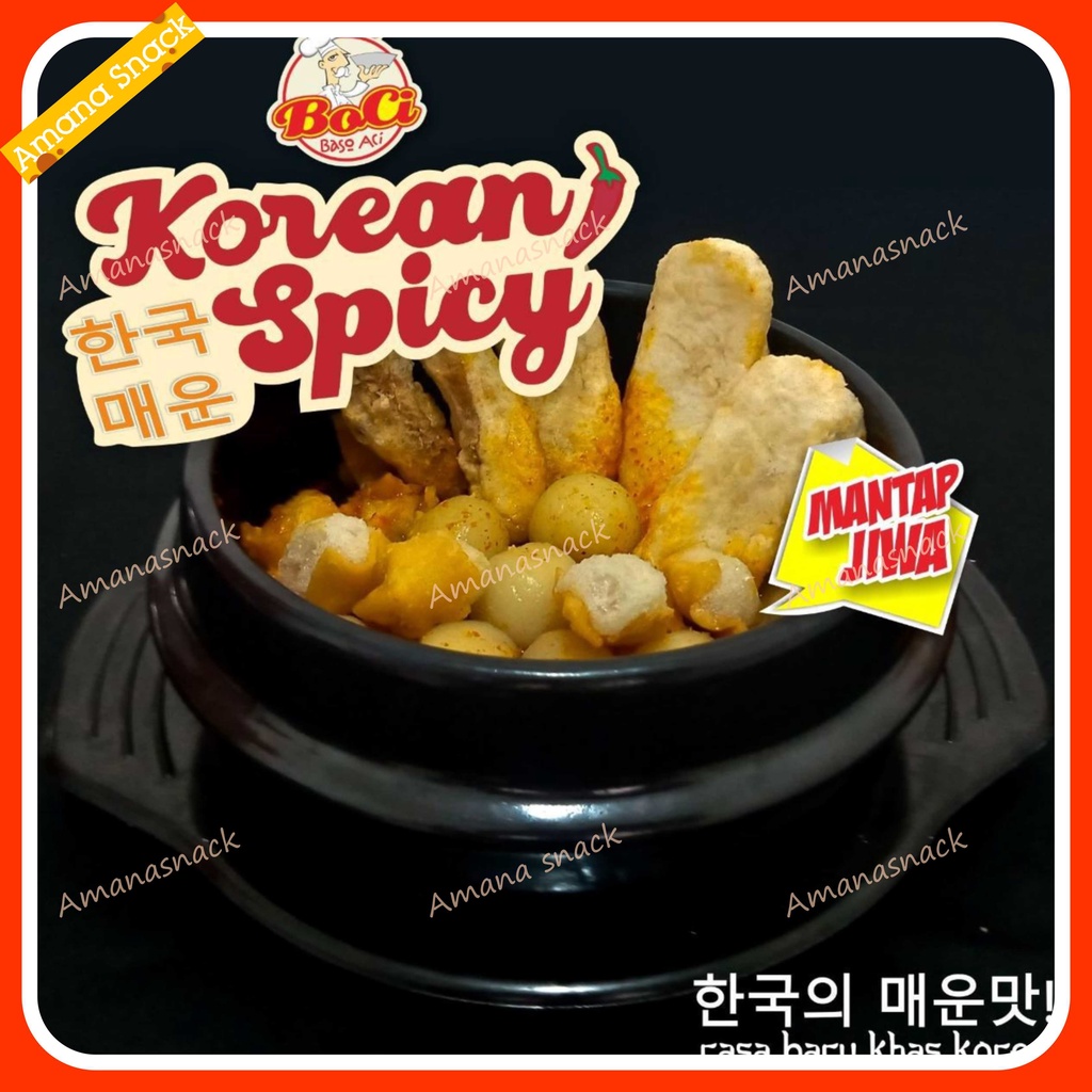 BOCI KOREAN SPICY - boci mantap jiwa best seller pedas seuhah