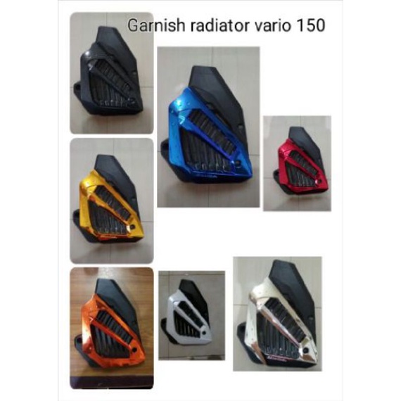 garnish radiator vario 125/150[tutup radiator vario 125