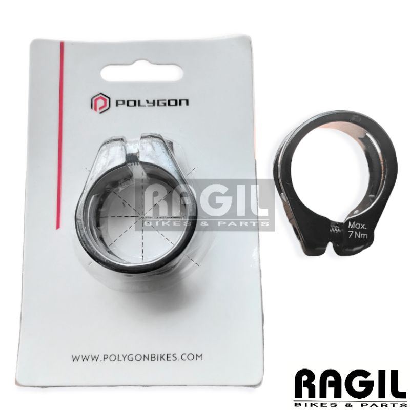 SEATCLAMP SEPEDA POLYGON BALAP STRATTOS ROAD BIKE STRATOS 2 3 4 5 DISC SEAT CLAMP 31.8 UNTUK SEATPOS