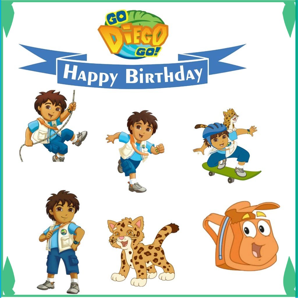 

TOPER KUE TOPPER CAKE ULANG TAHUN / HIASAN KUE CUSTOM DIEGO FADHILSOUVENIR