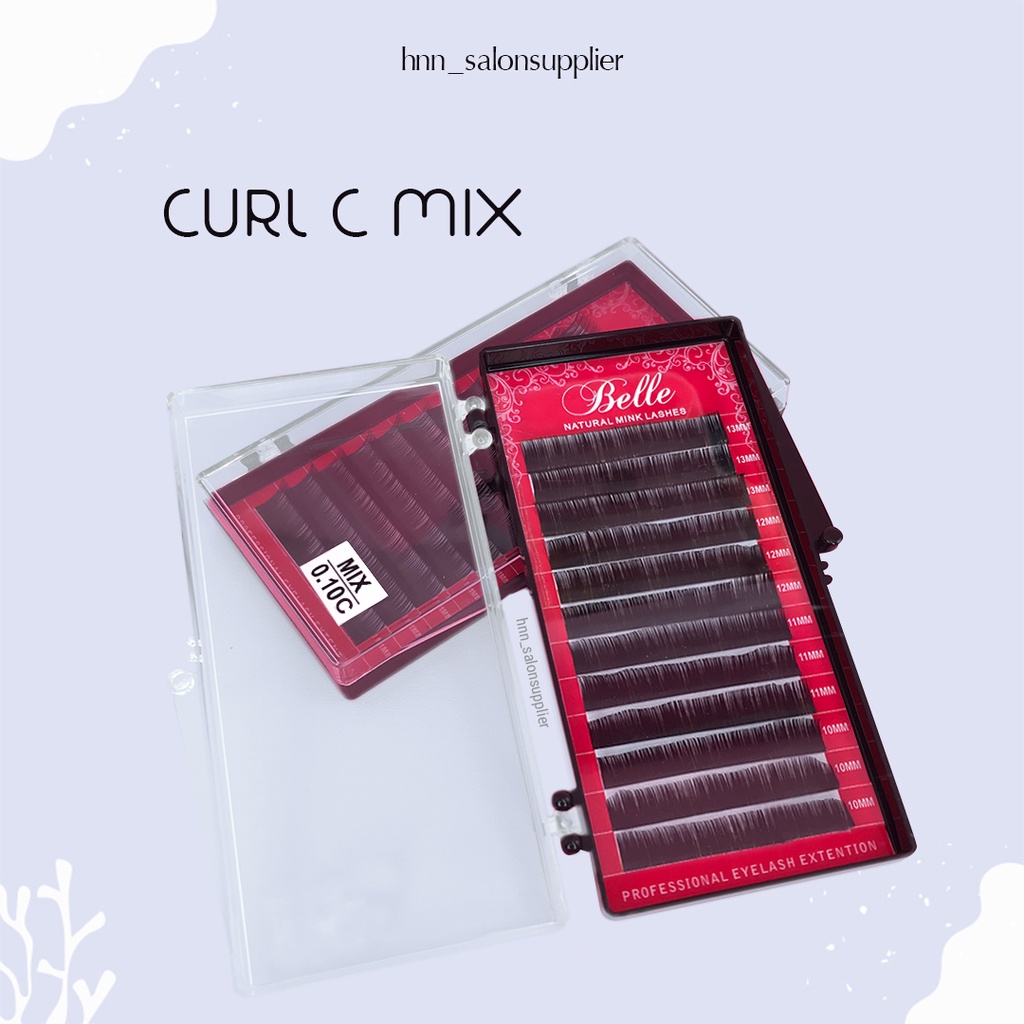 Bulu Mata Tanam Eyelash Extension ukuran Curl C