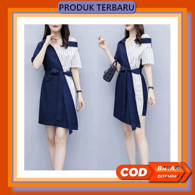 Dress Wanita Import Terbaru Dres Natal Cewek Kekinian 2022 Korea Mini Kondangan Murah Casual [Dress 