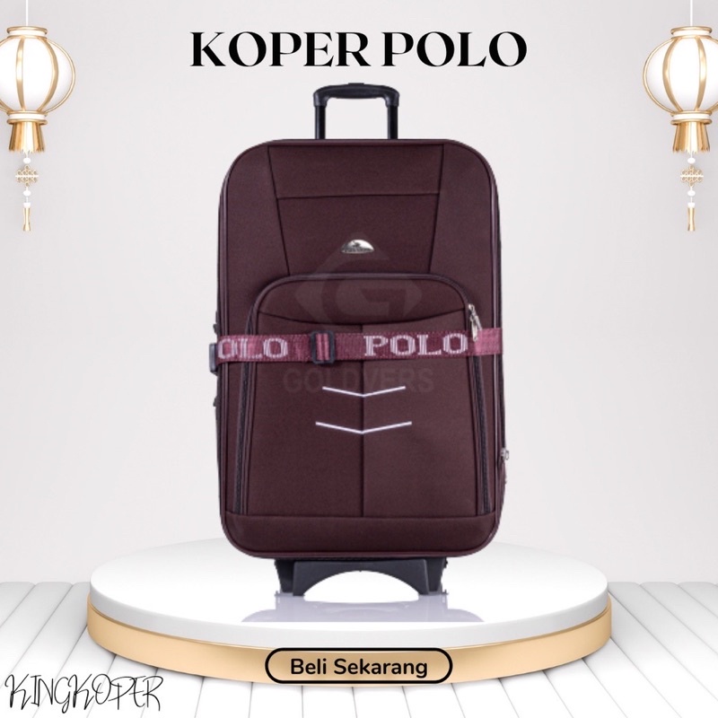 Koper Polo 18 inch Polo - koper kain - koper bagasi - koper murah - koper bahan - tas koper