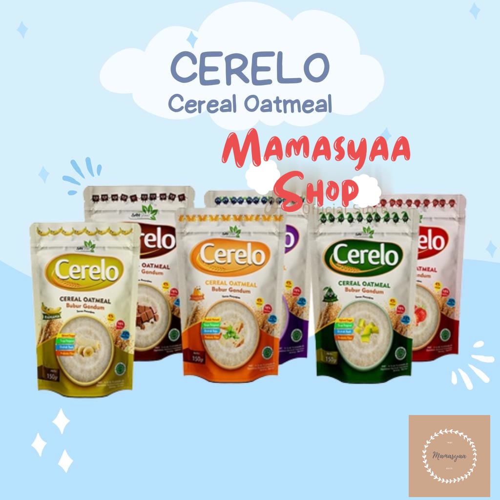 

Cereal Sereal MPASI Cerelo Cereal Oatmeal 150 g Sanfood