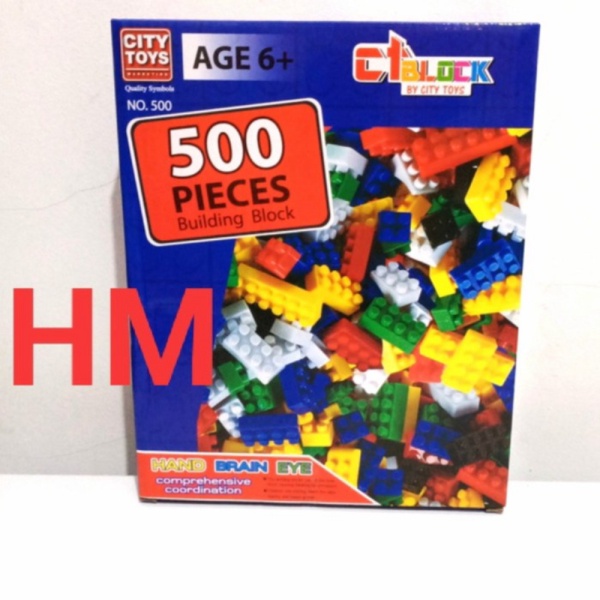 

Promo city toys block 500pc/mainan edukasi susun block Murah