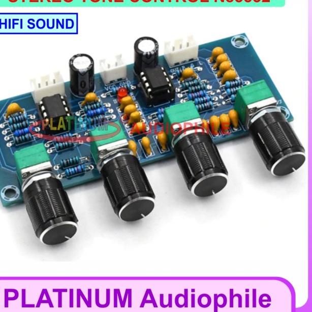 Tone Control Stereo NE5532 Hifi Pre Amplifier NE5532