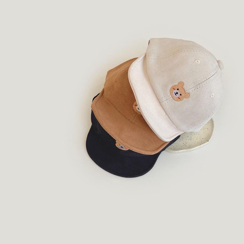 READY!!! topi anak unisex keren motif MINI BEAR premium import / topi bayi usia 1-4 tahun lucu / brownieground