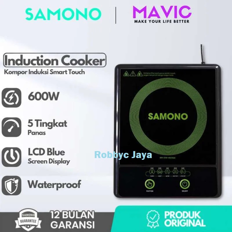 Samono Kompor Listrik Kompor Induksi WS-01 Black