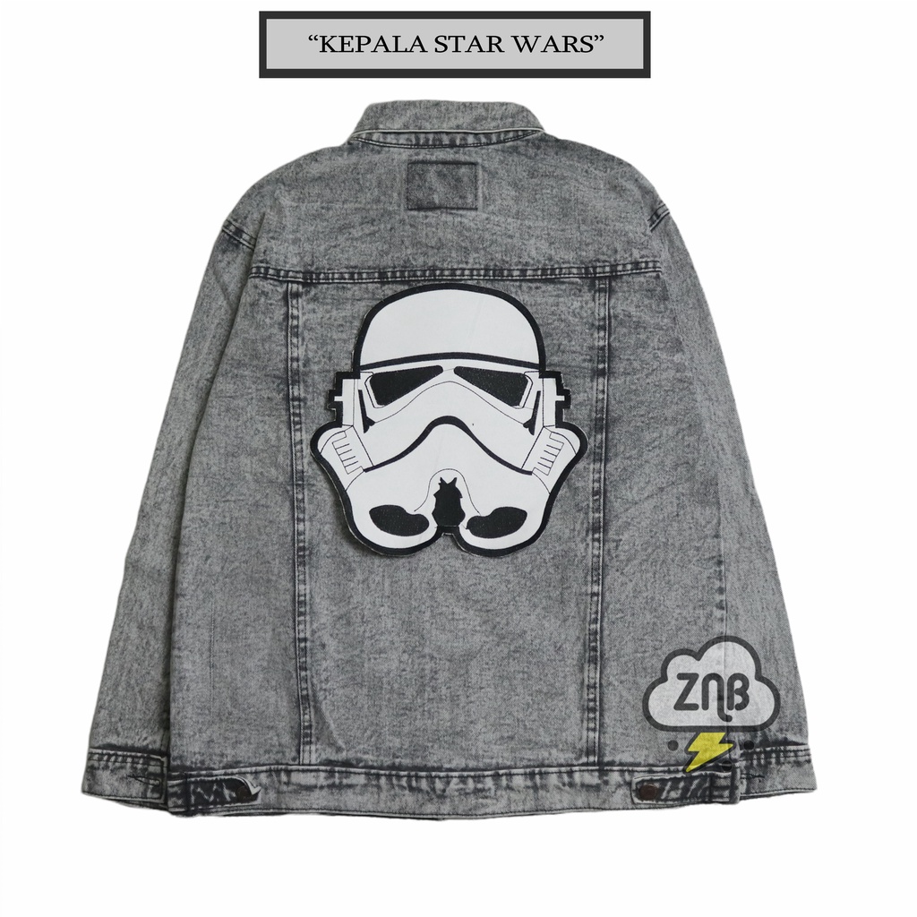 Emblem bordir kepala starwars patch astronot backpatch bordir best quality