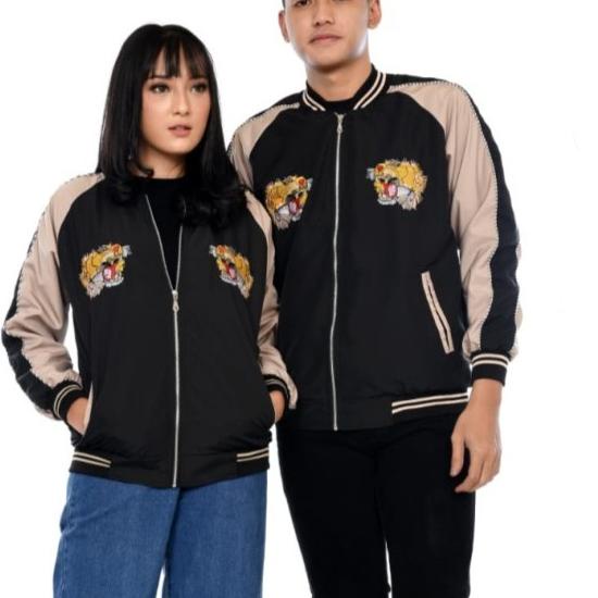 Jacket Sukajan Japan Tiger X-Urband Original A096 - Cream, XS
