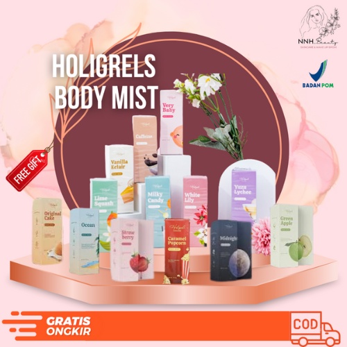 [(CLEARANCE SALE)] holigrels body mist/ holigrels Shimmer mist