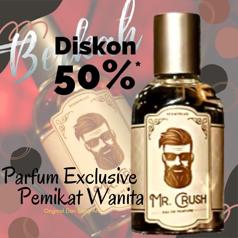 PROMO BELI 1 DAPAT 2 PARFUM MR CRUSH PARFUM HRNY PARFUM PRIA PARFUM WANITA TAHAN LAMA 30 ML