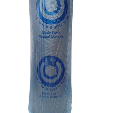 

Plastik bubble wrap roll hitam bening upack 125cm x 50m - 2,3kg bening