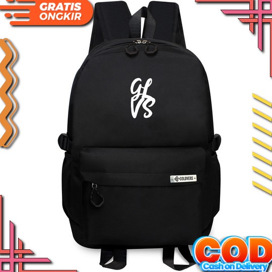 Tas Hitam Polos Pria Untuk Sekolah Smp Sma Kuliah Distro Keren Terbaru Luster Tas Ransel Pria Dewasa