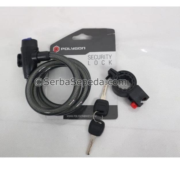 Kunci Sepeda Spiral Polygon