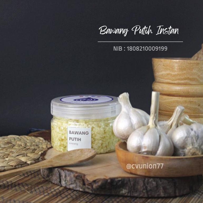 

ニ BAWANG PUTIH INSTAN KUPAS CINCANG IRIS SIAP GORENG 200GRAM | GARLIC IN OIL む
