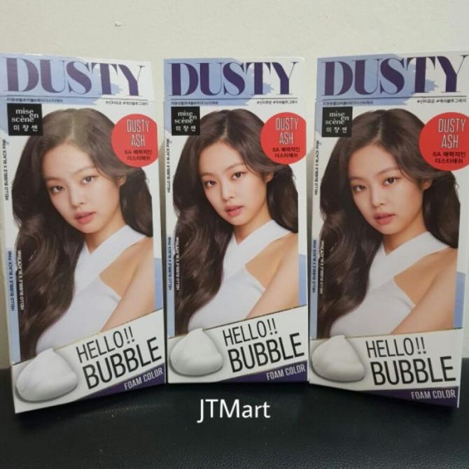 MISE EN SCENE - HELLO BUBBLE DUSTY ASH HAIR COLOR CAT RAMBUT BLACKPINK D665DED43I