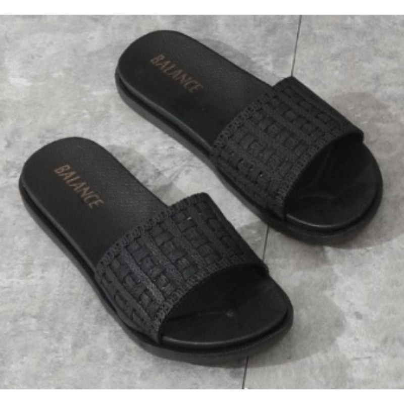 Home-HERTI Sandal Selop Jaring Import Wanita Balance 956