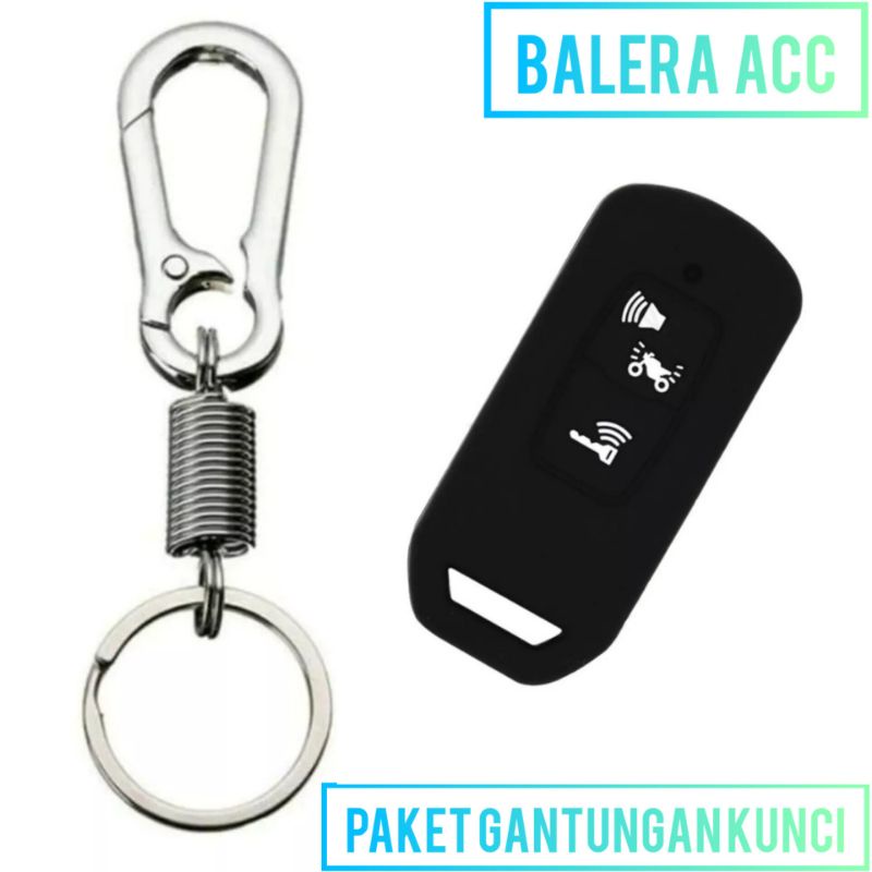 Paket gantungan kunci peer Dan Silikon cover remot Pcx 160 Adv 160 Vario 160