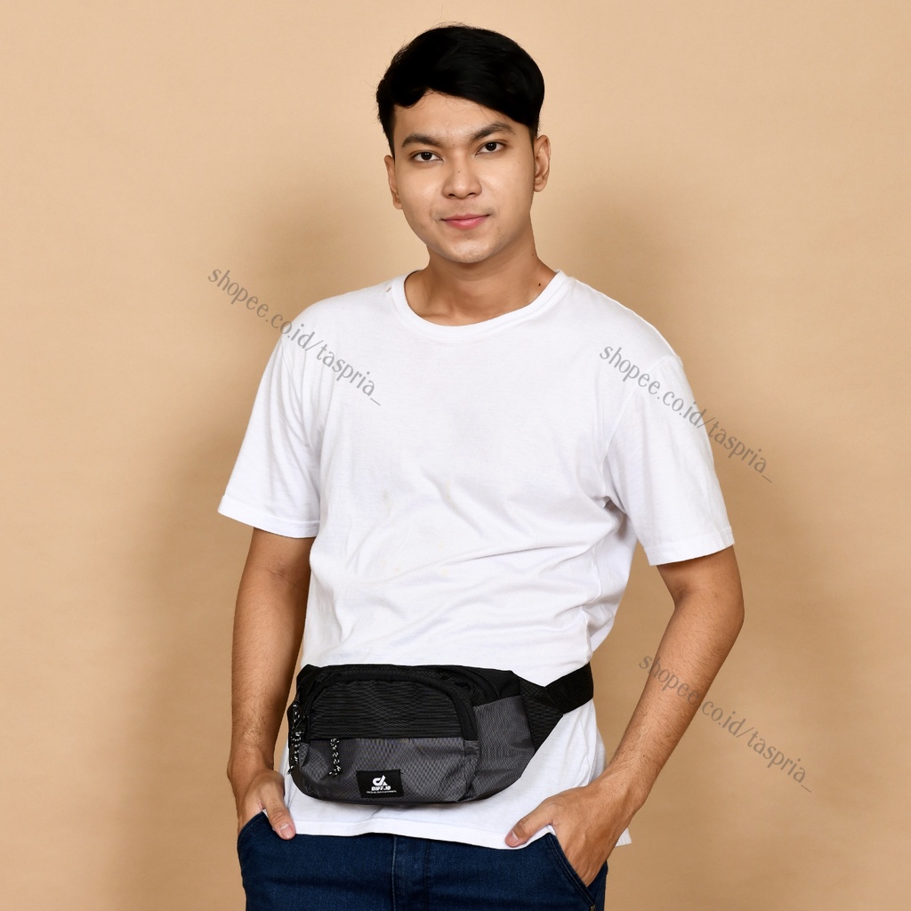 Tas Selempang Pria Cowok Waistbag Tas Slempang Murah Terbaru Kualitas Premium