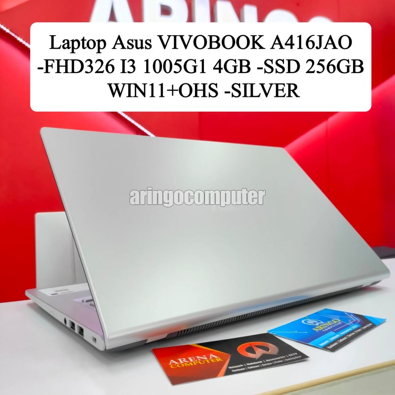 Laptop Asus VIVOBOOK A416JAO-FHD326 I3 1005G1 4GB -SSD 256GB WIN11+OHS -SILVER