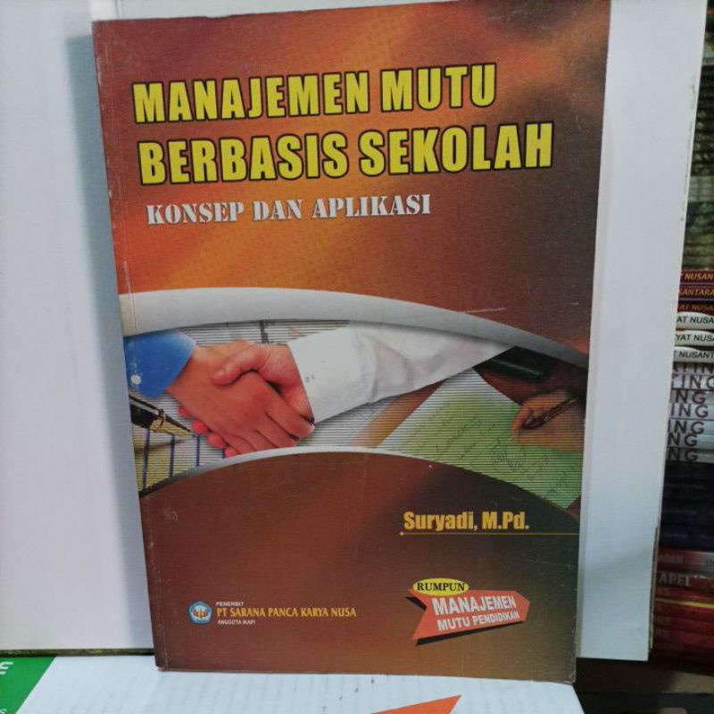 Jual Buku Manajemen Mutu Berbasis Sekolah Oleh Suryadi, M.Pd. | Shopee ...